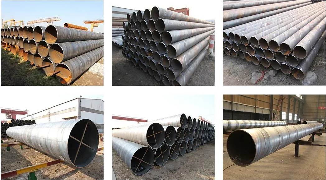 Natural Gas and Oil Pipeline API 5L Spiral Welded Carbon SSAW/Sawl Steel Pipe