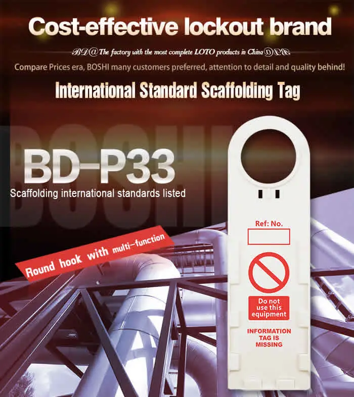 OEM High Quality Ladder Scaffolding Tag