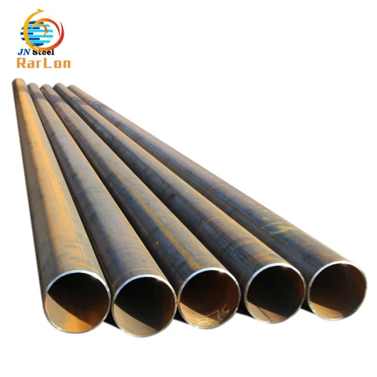 Tubo in acciaio saldato al carbonio, tubo in acciaio ERW, sezione cava rotonda in Cina